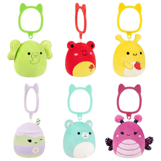 Squishmallows Λούτρινο μπρελόκ Wave 8 (6 σχέδια) 9cm